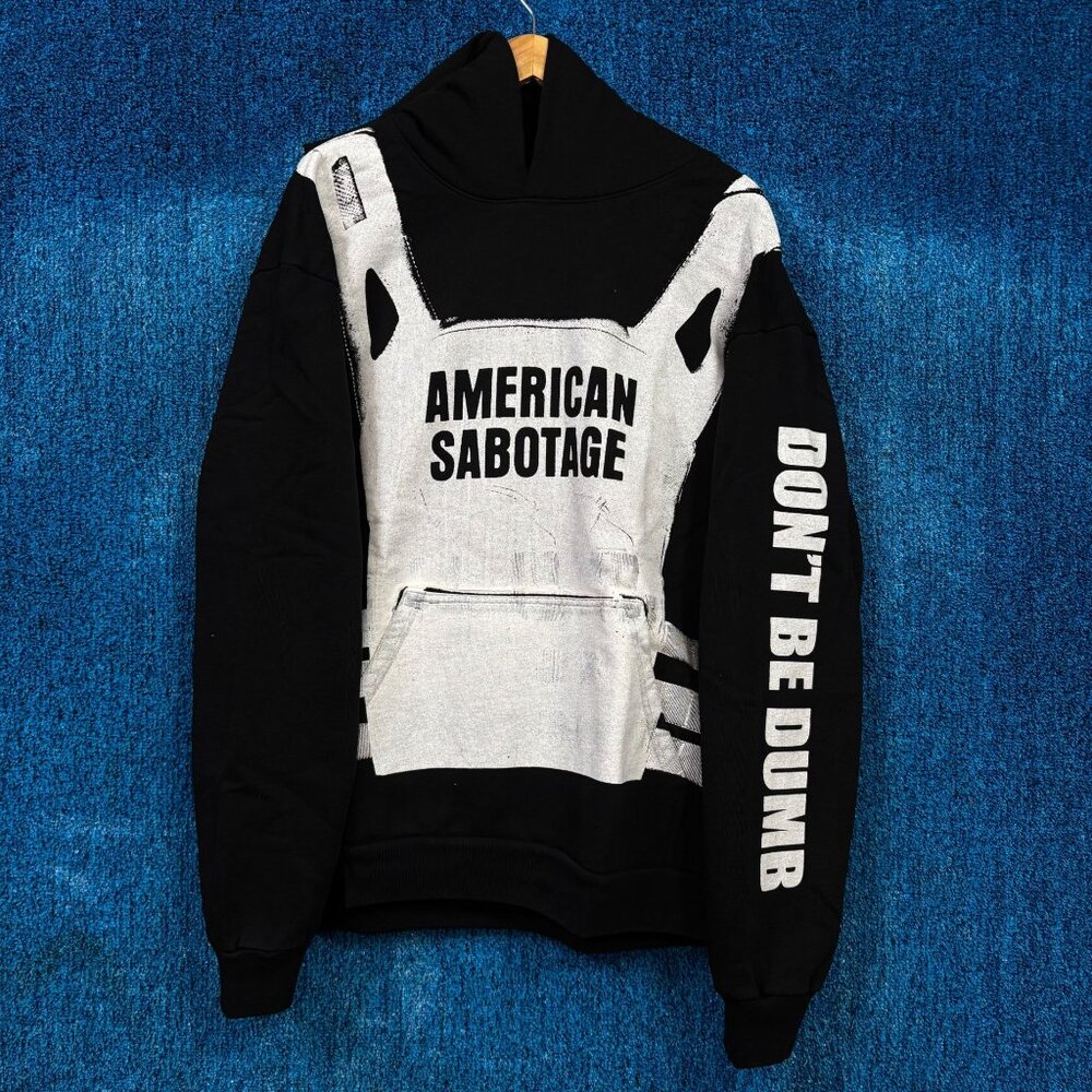 Asap Rocky American Sabotage Rap Hoodie Size Large